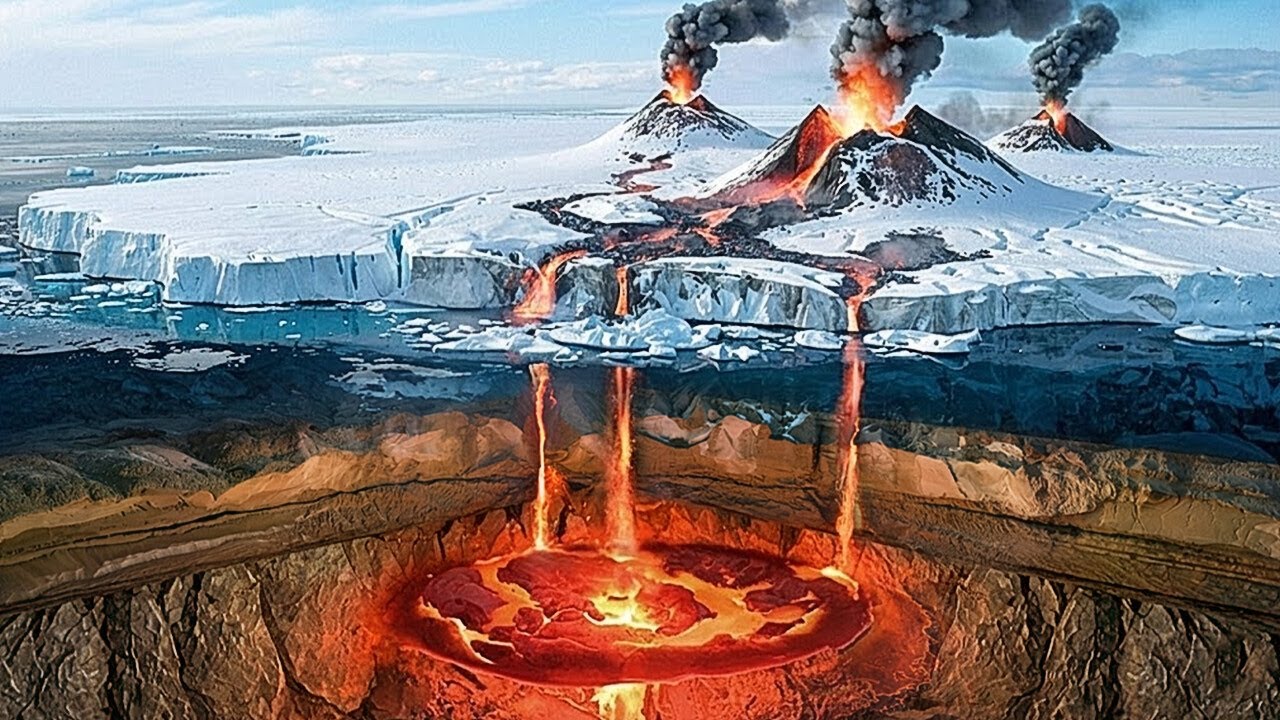 Esses vulcões antárticos poderiam acabar com a vida na Terra
