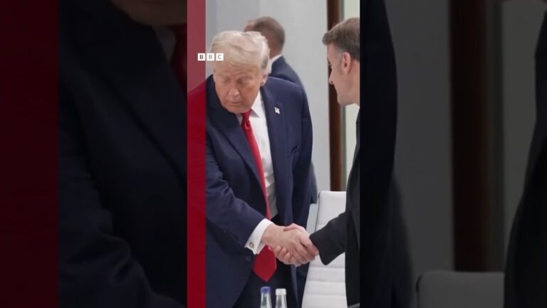 'Eu sou o chefe', diz Trump ao entrar em reunião com líderes do G7