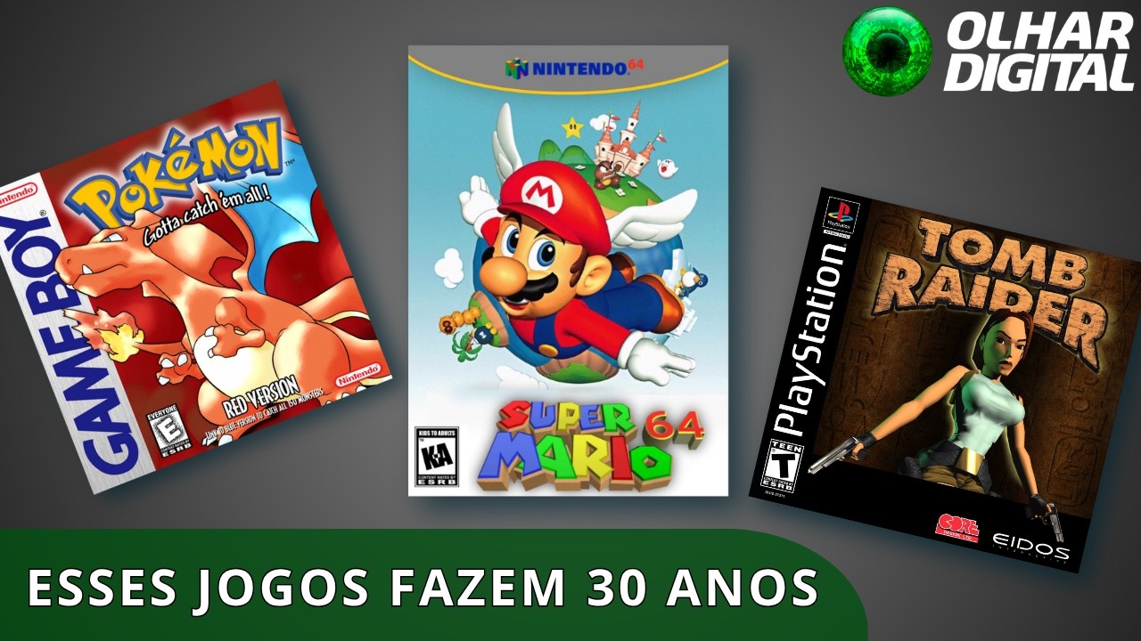 Jogos que completam 30 anos em 2026!