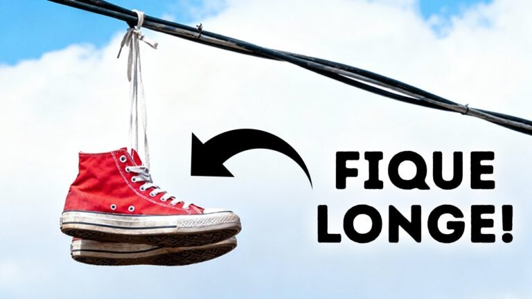 Não ignore sapatos sobre fios elétricos se quiser estar em segurança