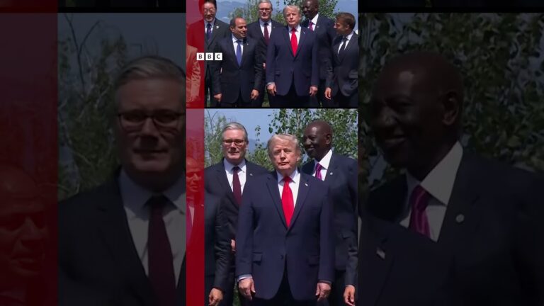 Lula e Trump posaram juntos, mas não se cumprimentaram 🇧🇷🇺🇲