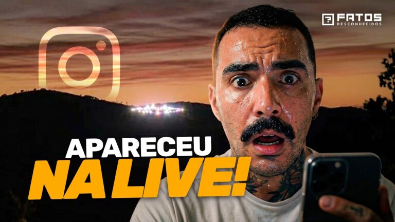 O influenciador que filmou uma nave alienígena ao vivo!