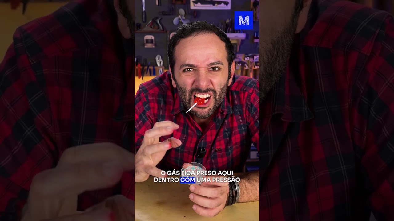 POR QUE esse PIRULITO EXPLODE na BOCA?