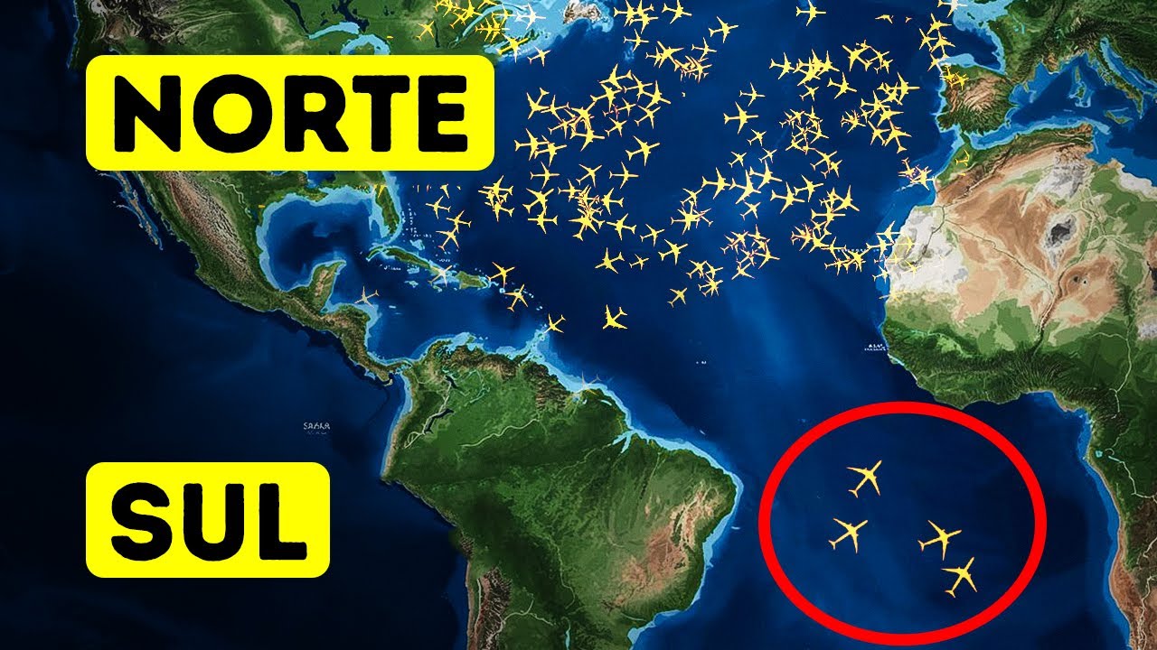 Por que os aviões continuam evitando o Atlântico Sul?