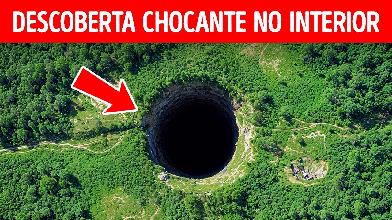Cientistas descobriram um mundo perdido há milhões de anos em um buraco gigante