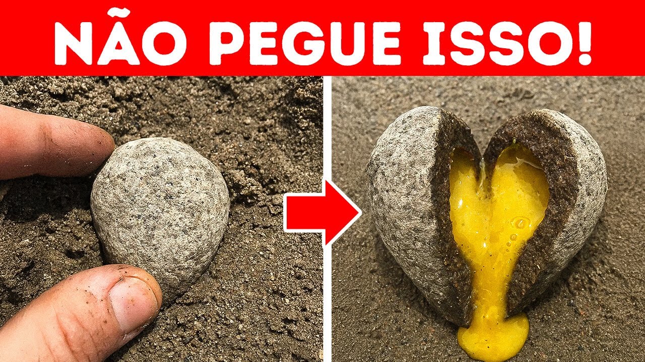 Se você vir esta pedra, não se atreva a tocá-la