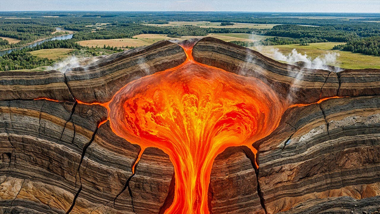 Um enorme buraco se abre em Yellowstone — será que está começando?