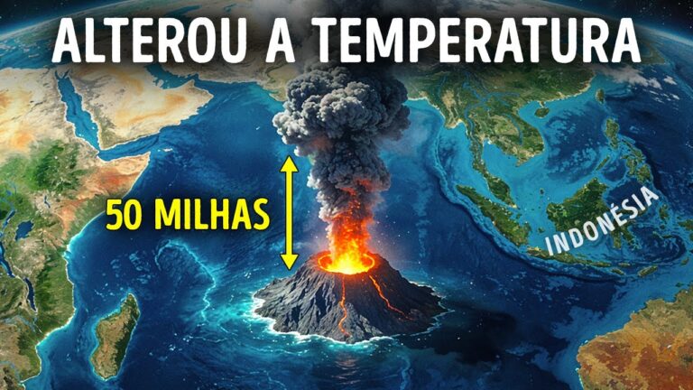 Um vulcão na Ásia provocou enchentes na Califórnia