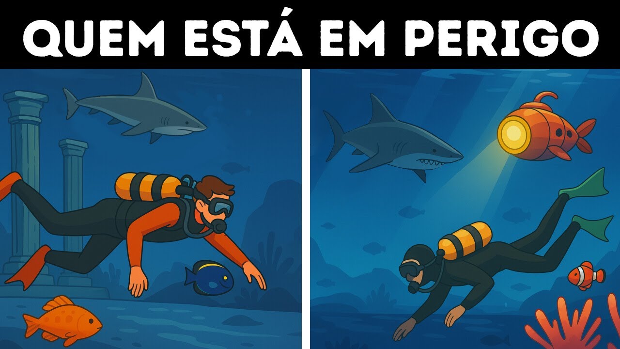 Você consegue identificar o verdadeiro perigo nestes enigmas?