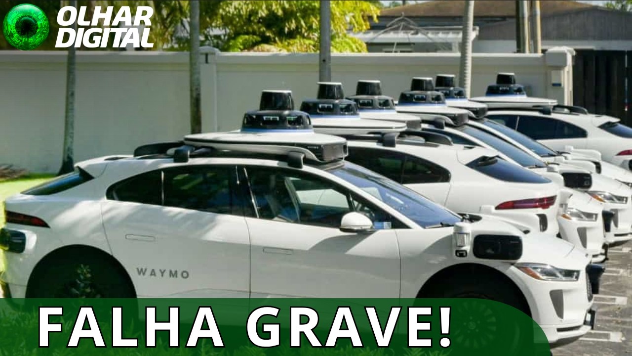Waymo faz recall de robotáxis após falha em direção autônoma