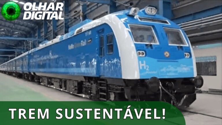 Índia inaugura trem movido a hidrogênio que promete revolucionar transporte
