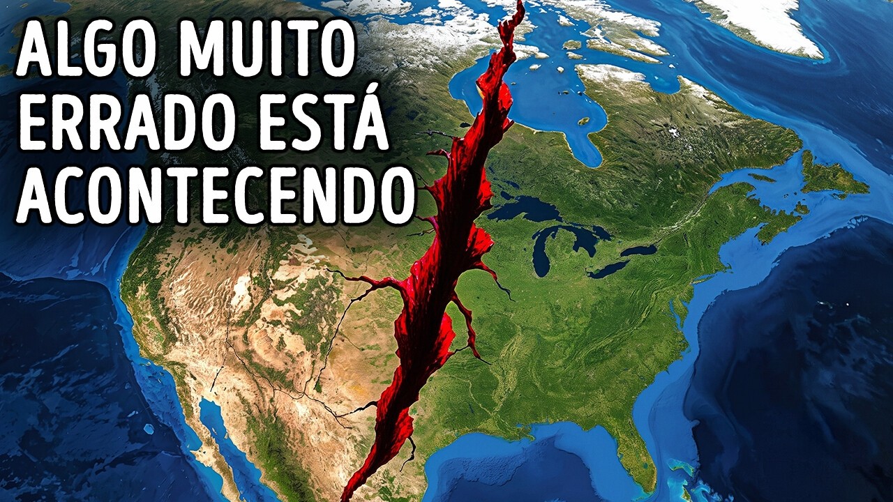 A América do Norte Está Se Desfazendo por Baixo da Superfície
