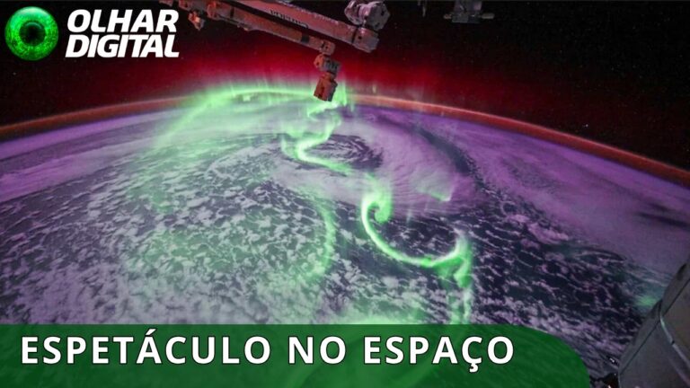 Astronauta divulga vídeo impressionante de aurora vista do espaço