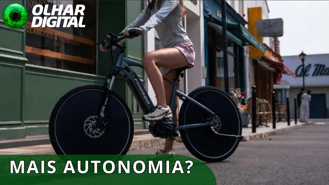 Bicicleta elétrica usa sol e IA, mas será que ela é eficiente?