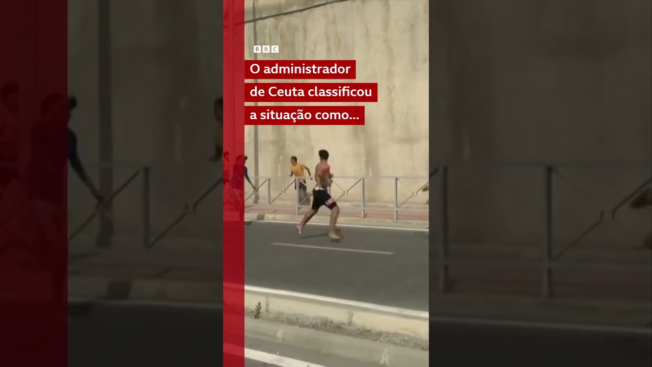 Centenas de migrantes nadam até enclave espanhol na África