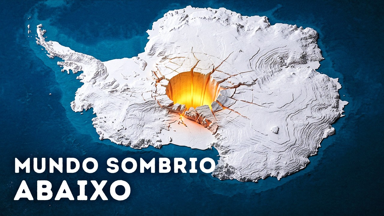 Cientistas descobrem um enorme mundo escondido sob a Antártida