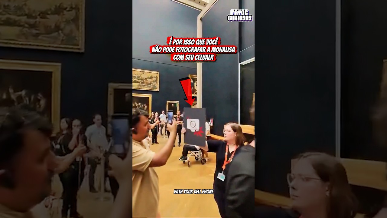 É POR ISSO QUE VOCÊ NUNCA DEVE FOTOGRAFAR A MONALISA