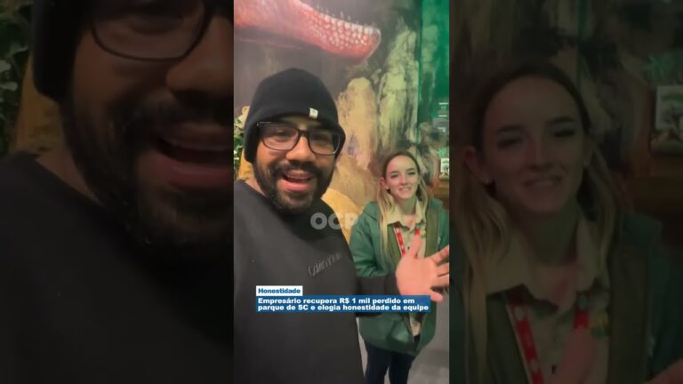 Empresário recupera R$ 1 mil perdido em parque de SC e elogia honestidade da equipe