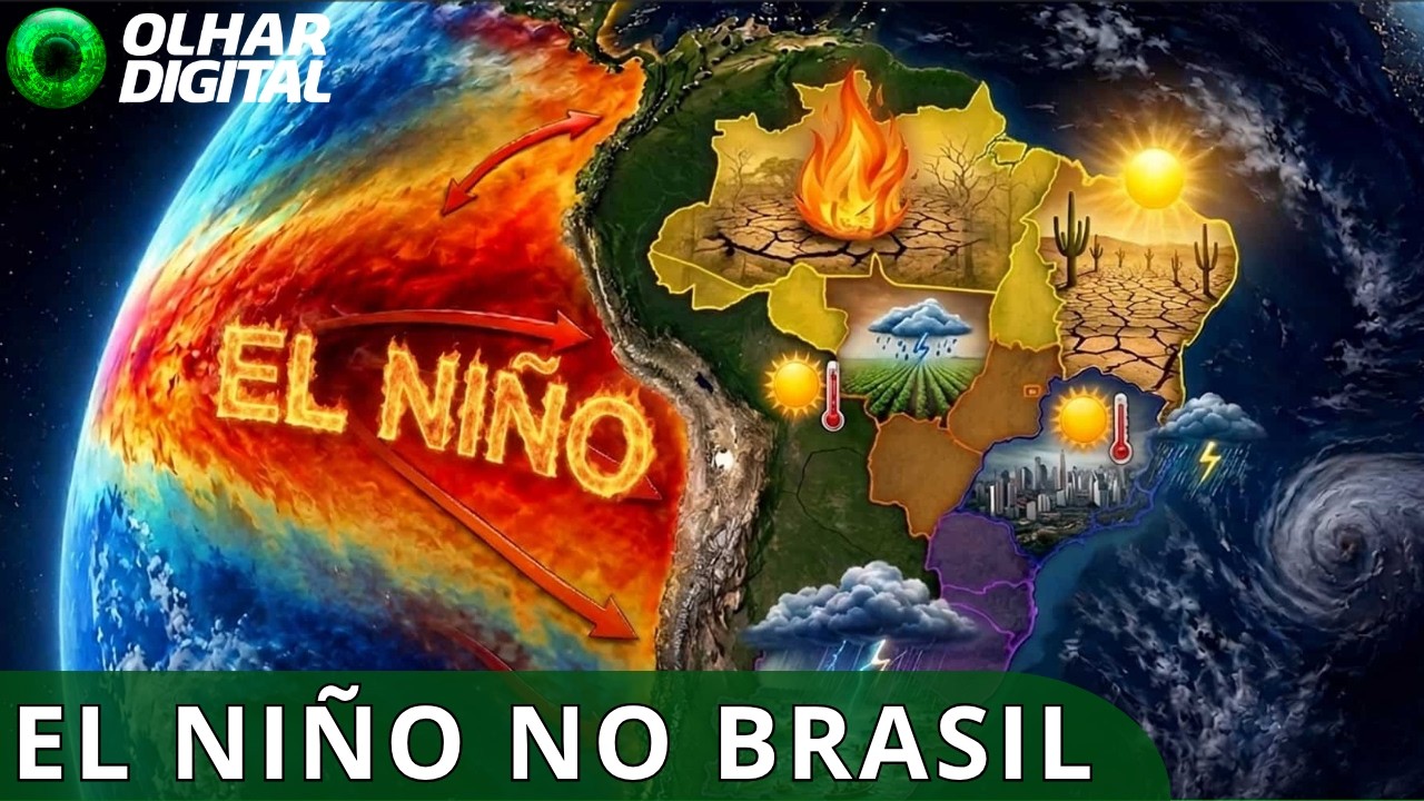 El Niño prolongado pode mudar drasticamente o clima no Brasil