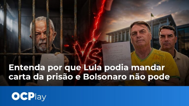 Entenda por que Lula podia mandar carta da prisão e Bolsonaro não pode