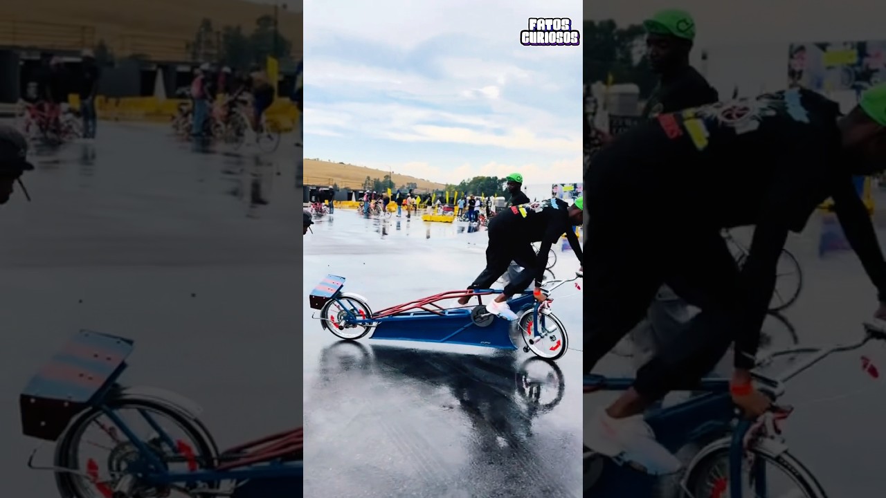 ESSA BICICLETA É CAPAZ DE DERRAPAR COMO UM CARRO DE DRIFT
