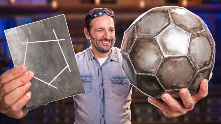 FIZEMOS uma  BOLA "PERFEITA" de AÇO! feat. Gui Toledo