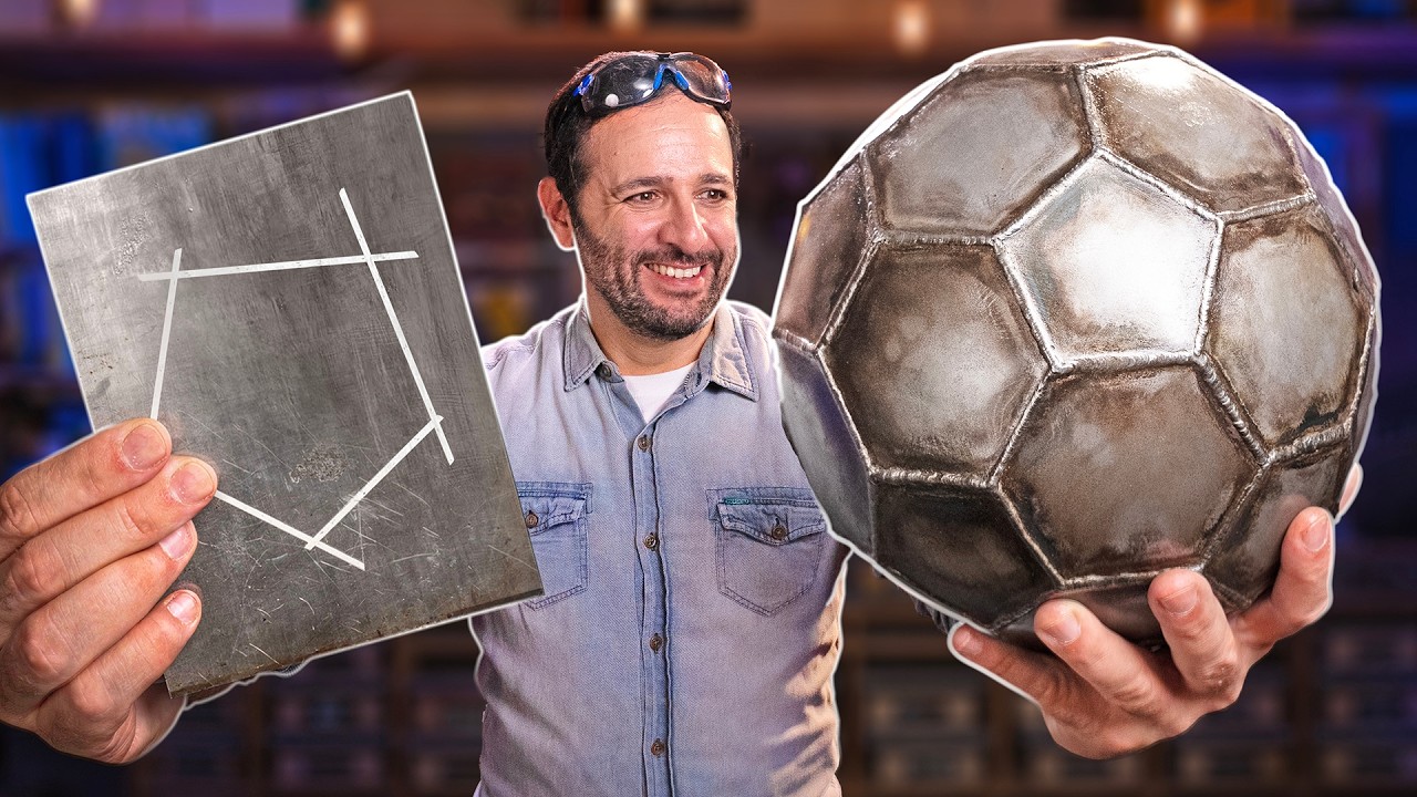 FIZEMOS uma  BOLA "PERFEITA" de AÇO! feat. Gui Toledo