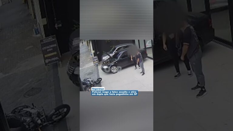 Policial reage a falso assalto e atira em dupla que fazia pegadinha em SP