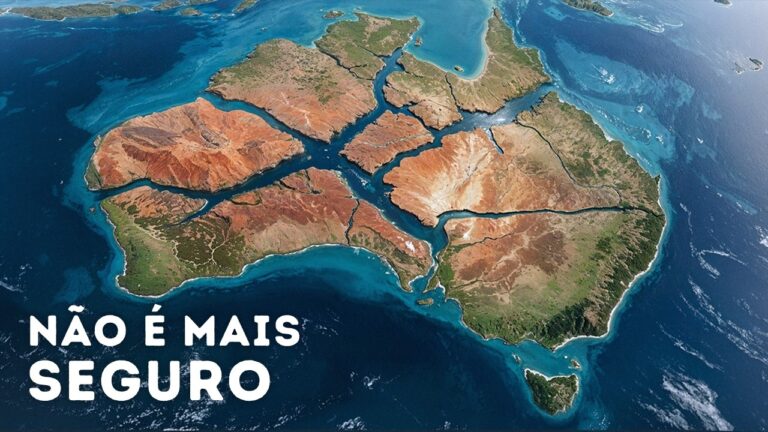 Cientistas Dizem que a Austrália Está se Partindo Lentamente por Dentro