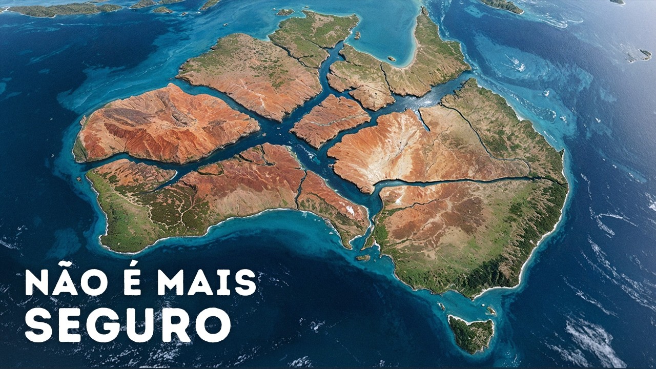 Cientistas Dizem que a Austrália Está se Partindo Lentamente por Dentro