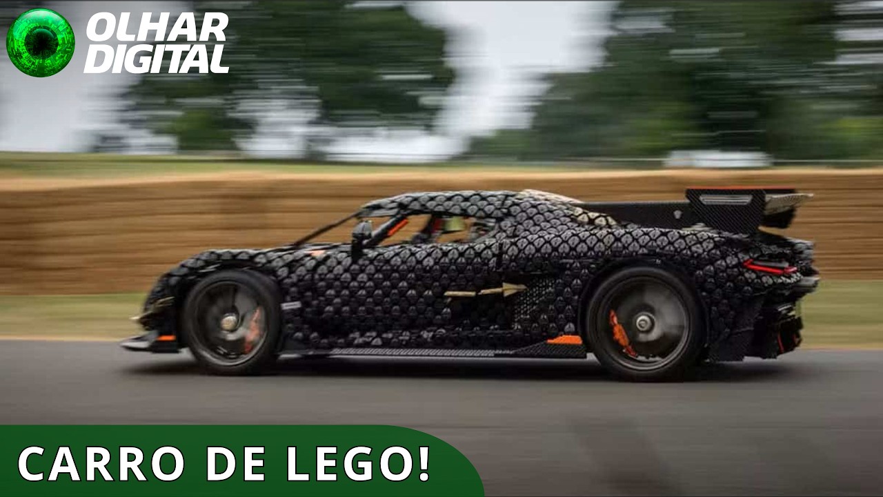 Carro de Lego em tamanho real atinge velocidade impressionante e quebra recorde