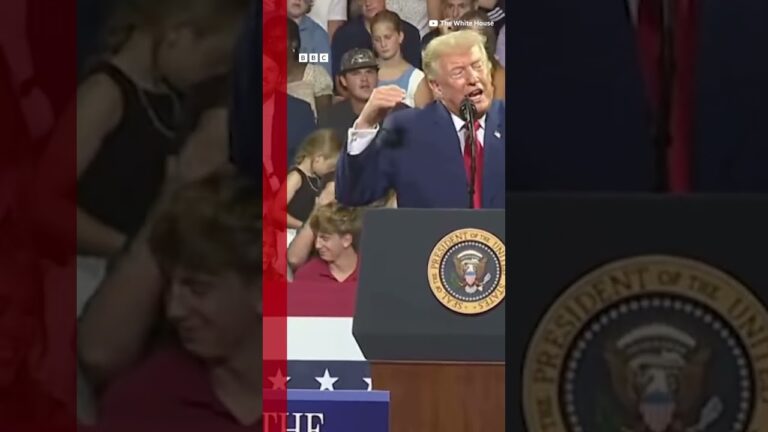 Homem imita gestos e expressões de Trump durante comício e viraliza nas redes