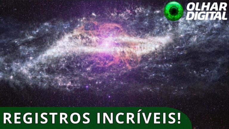 NASA revela imagens de galáxia moldada por colisão cósmica
