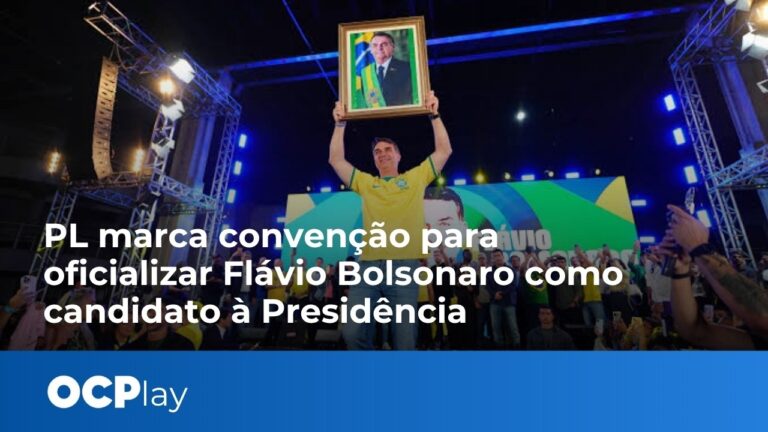 PL marca convenção para oficializar Flávio Bolsonaro como candidato à Presidência