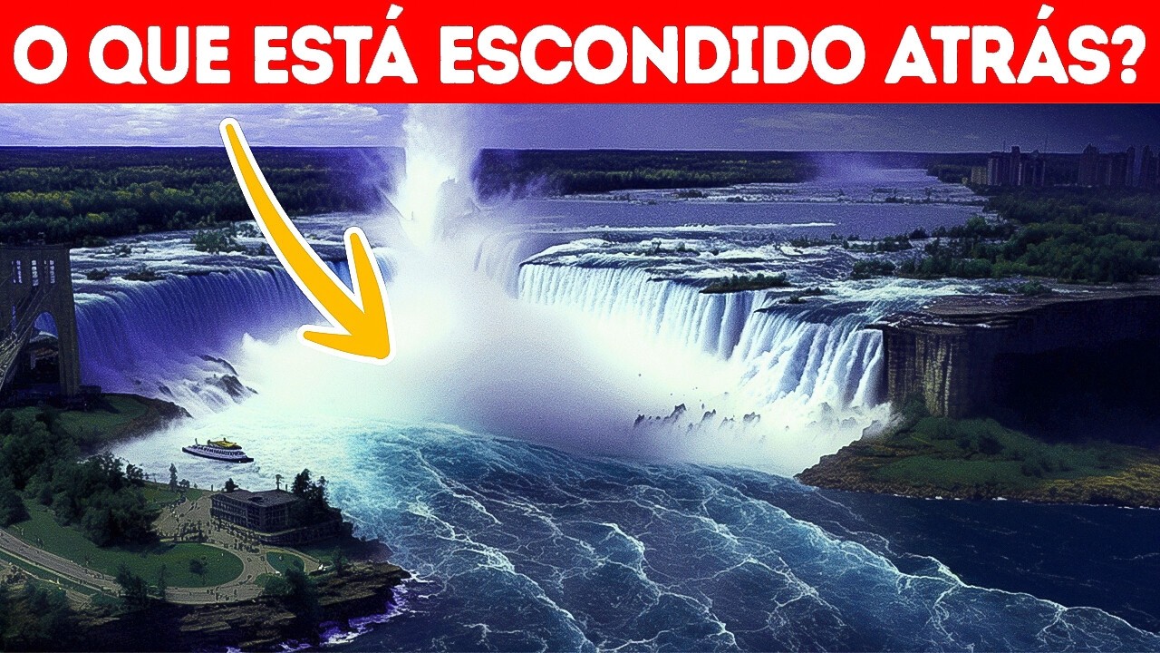 O que encontraram ao esvaziar as Cataratas do Niágara?