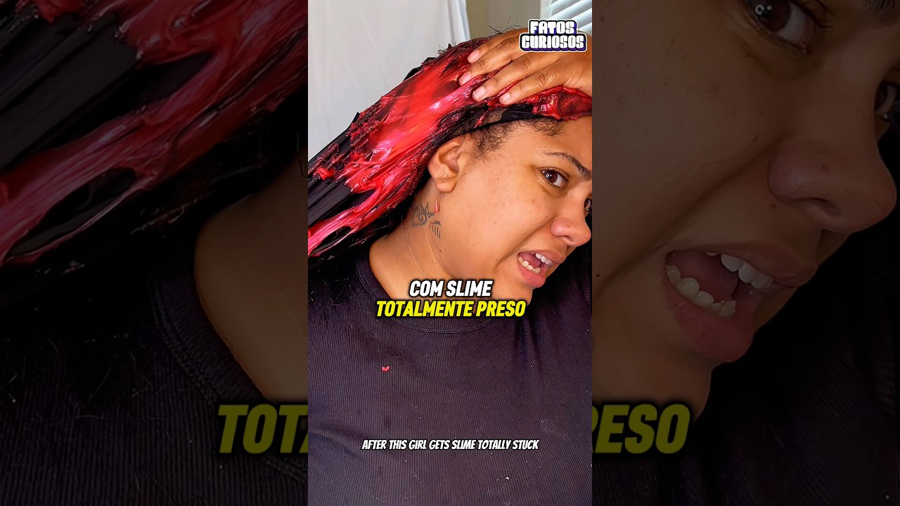 O TRUQUE INCRÍVEL PARA TIRAR SLIME DO CABELO 🤯