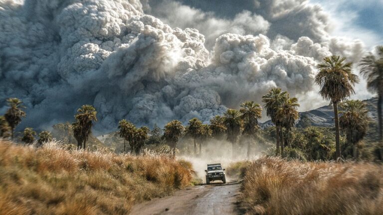Este vulcão entrou em erupção tão rápido que os turistas não tiveram para onde escapar