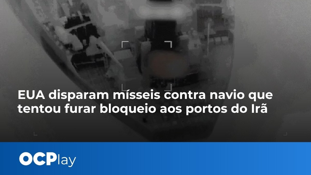 EUA disparam mísseis contra navio que tentou furar bloqueio aos portos do Irã