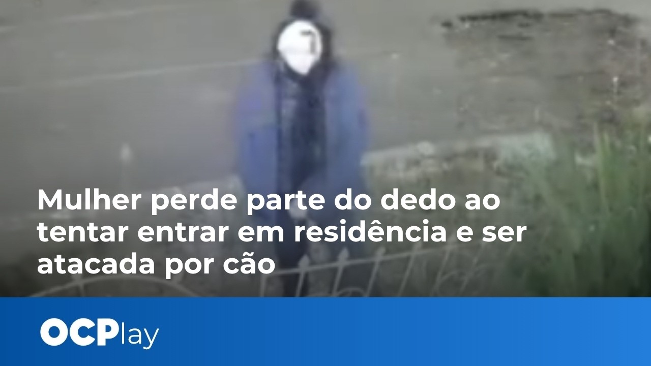 Mulher perde parte do dedo ao tentar entrar em residência e ser atacada por cão