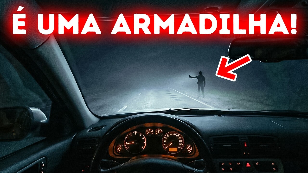 Se você vir esse estranho na estrada, nem pense em parar o carro