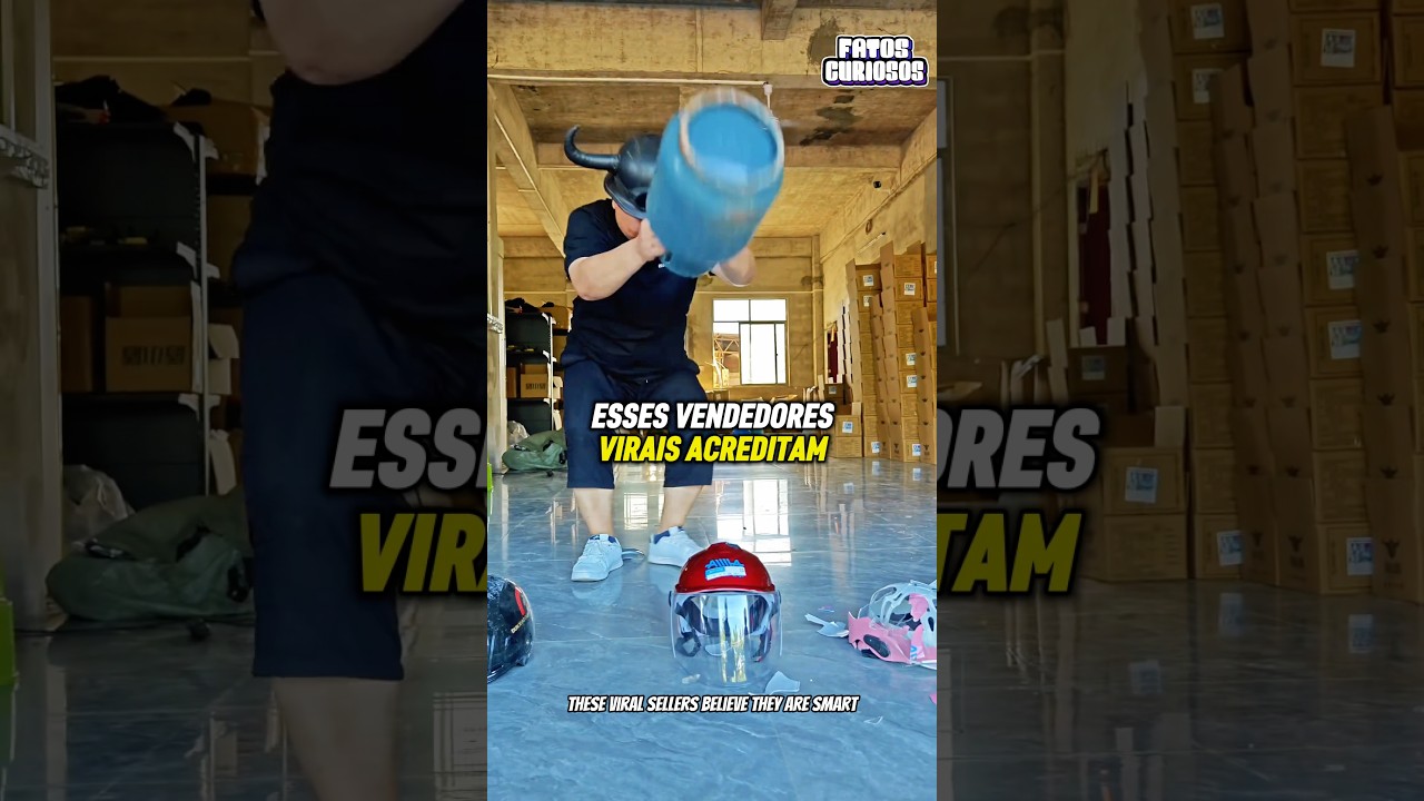 É POR ISSO QUE VOCÊ DEVE TER MUITO CUIDADO COM ESSES CAPACETES INDESTRUTÍVEIS