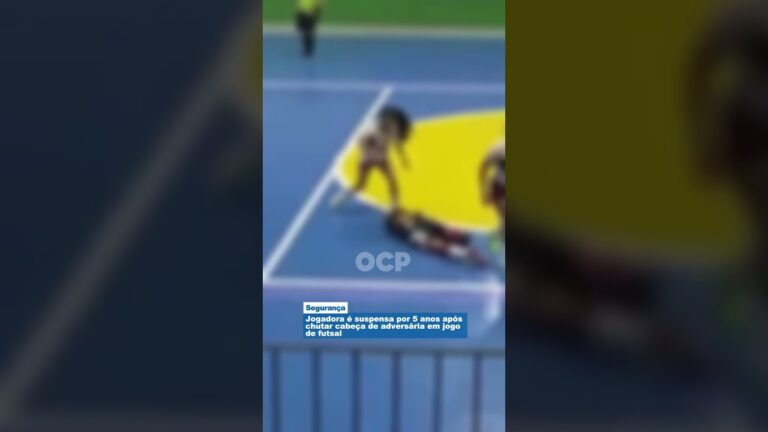 Jogadora é suspensa por 5 anos após chutar cabeça de adversária em jogo de futsal