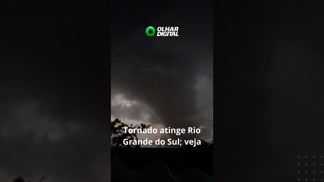 Tornado atinge o Rio Grande do Sul e deixa feridos; veja