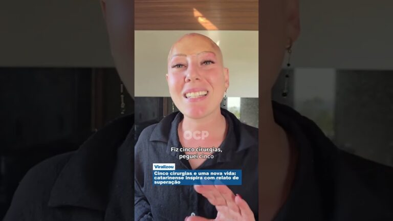 Cinco cirurgias e uma nova vida: catarinense inspira com relato de superação