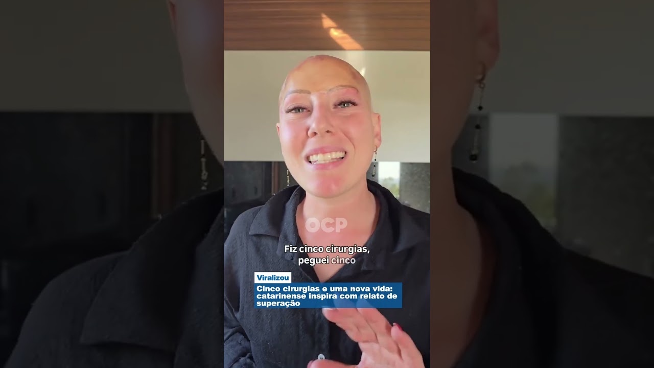 Cinco cirurgias e uma nova vida: catarinense inspira com relato de superação