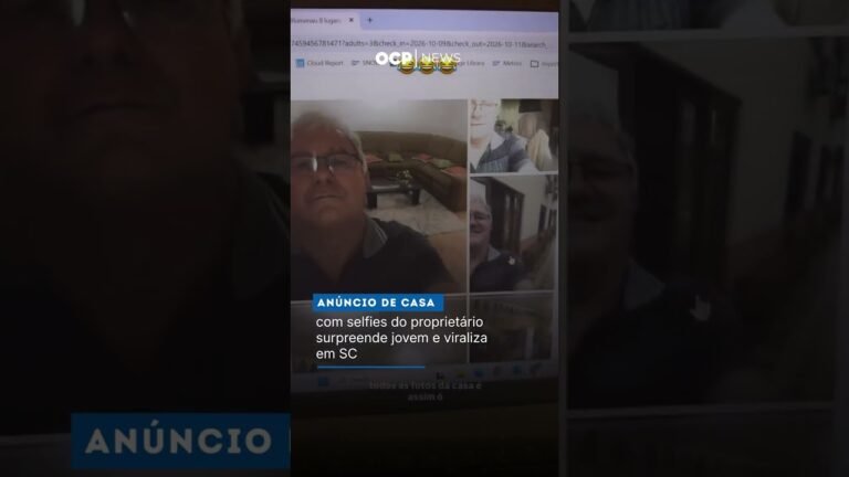 Anúncio de casa com selfies do proprietário surpreende jovem e viraliza em SC
