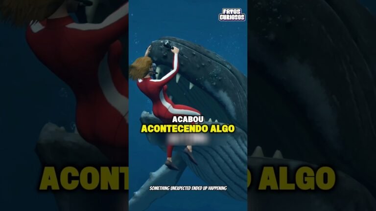 A NOBRE ATITUDE DESSA BALEIA SALVOU A VIDA DESSA MERGULHADORA DE UM ATAQUE DE TUBARÃO