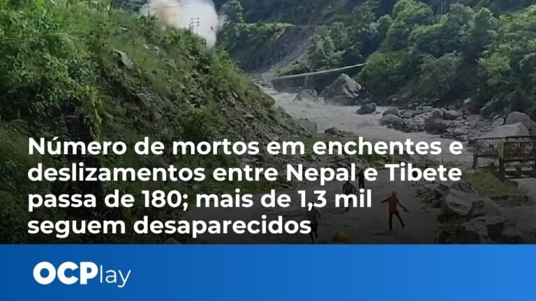 Número de mortos em enchentes e deslizamentos entre Nepal e Tibete passa de 180