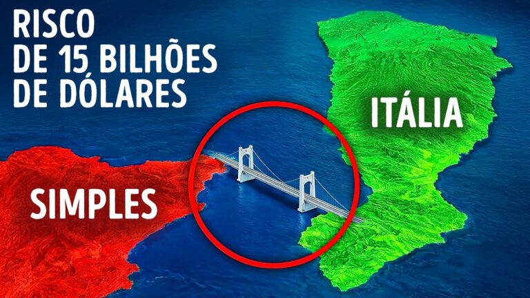 A Itália está construindo a ponte suspensa mais arriscada do mundo