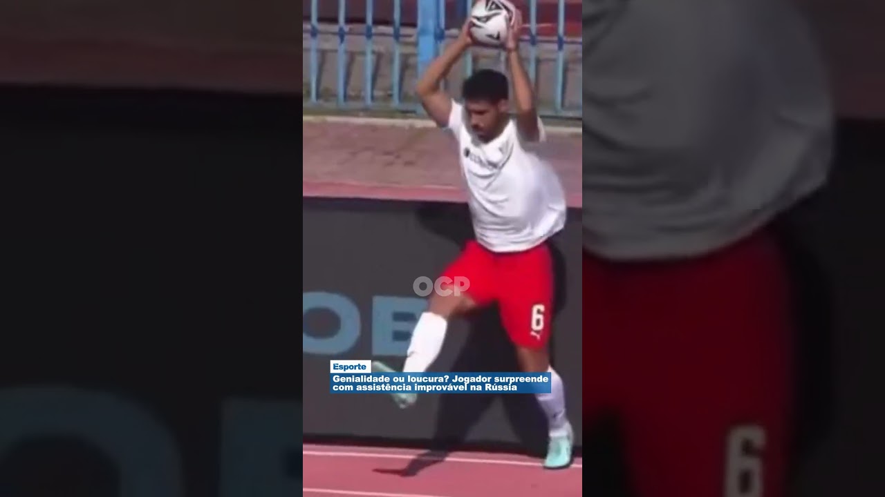 Genialidade ou loucura? Jogador surpreende com assistência improvável na Rússia